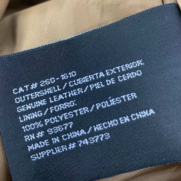 St. John’s bay suede zipper tan jacket - Picture 6 of 6